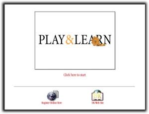 Tampilan play & Learn yang siap dimainkan